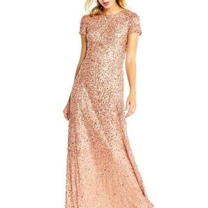Adrianna Rose Gold Gown